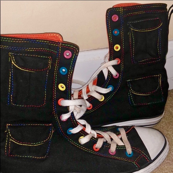 Converse Shoes - Converse All Star High Tops W/ MultiColor details
